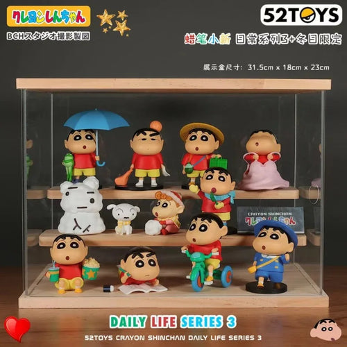 Anime Crayon Shin-chan Blind Box Daily Life Series Third Generation Blind Box Doll Model Hand-made Desktop Ornaments Toy Gift
