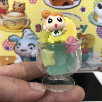 ORIGINAL Crayon Shin Chan Afternoon Tea Cuisine Series Blind Box